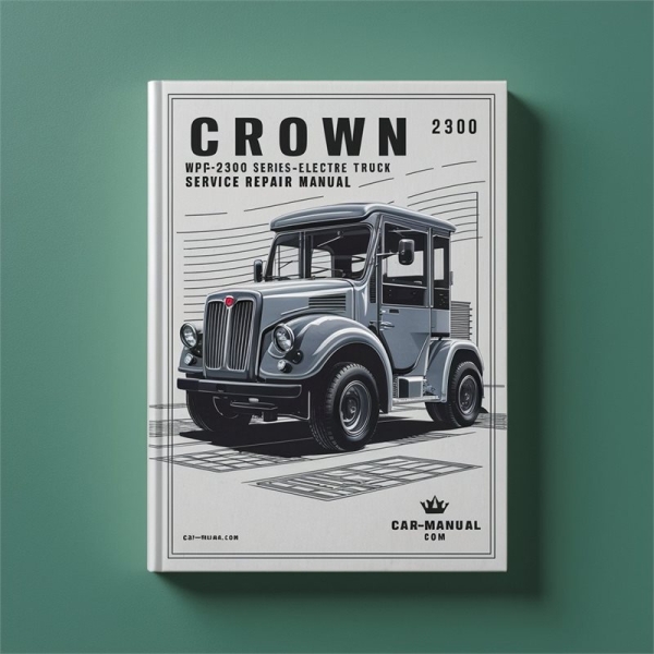 Wartungs- und Reparaturhandbuch für Crown WP2300 Elektrostapler