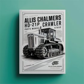Allis Chalmers HD-21P Raupenzug Teilehandbuch