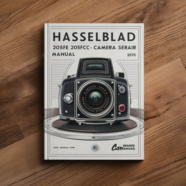 Hasselblad 203FE 205FCC and 205TCC camera Service Repair Manual