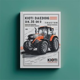 KIOTI Daedong DK35/DK40 Traktor Werkstatt- und Reparaturhandbuch