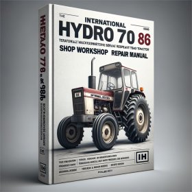 IH International Hydro 70 & 86 Traktor Werkstatt Handbuch