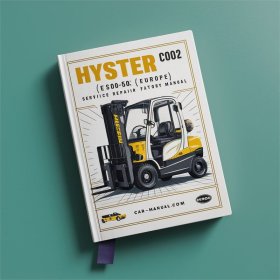 Hyster C002 (S30-50C [Europa]) - Werkstatt- und Reparaturhandbuch