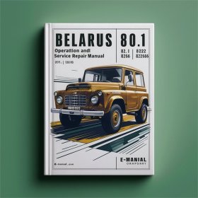 Belarus 80.1 / 80.2 / 82.1 / 82.2 / 82.4 / 82.4: Betrieb und Service Reparaturhandbuch