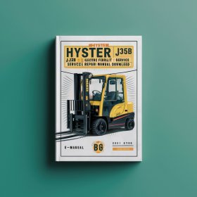 HYSTER J25B J35B J30BS Electric Forklift Service Repair Manual & Parts Manual (B160)