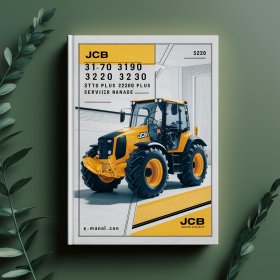 JCB 3170, 3190, 3200, 3220, 3230, 3170 PLUS, 3190 PLUS, 3200 PLUS, 3220 PLUS, 3230 PLUS FASTRAC Servicehandbuch