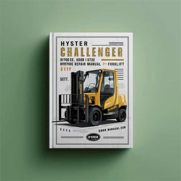 Hyster Challenger H1050EH, H800E, H880E, H970E Gabelstapler Servicehandbuch (D117)