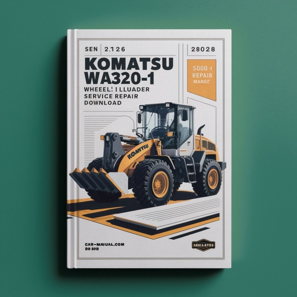 Komatsu WA300-1 WA320-1 Wheel Loader Service Repair Manual (SN: 10001 and up)