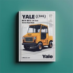 Yale Gabelstapler Service- und Reparaturhandbuch C846 MS10 MS12