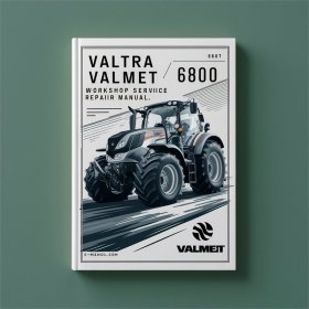 Valtra Valmet 6800 Traktor Werkstatt- und Servicehandbuch