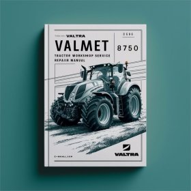 Valtra Valmet 8750 Traktor Werkstatt-Handbuch