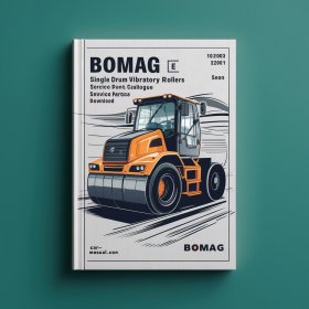 BOMAG BW55 E Single Drum Vibratory Rollers Service Parts Catalogue Manual (101620020101-101620026000)