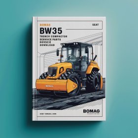 Bomag BW35 Trench compactor Service Parts Catalogue Manual SN101012001001-101012009999