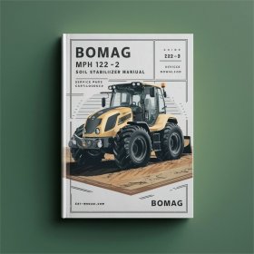 Bomag MPH 122-2 soil stabilizer Service Parts Catalogue Manual SN101590071001-101590079999