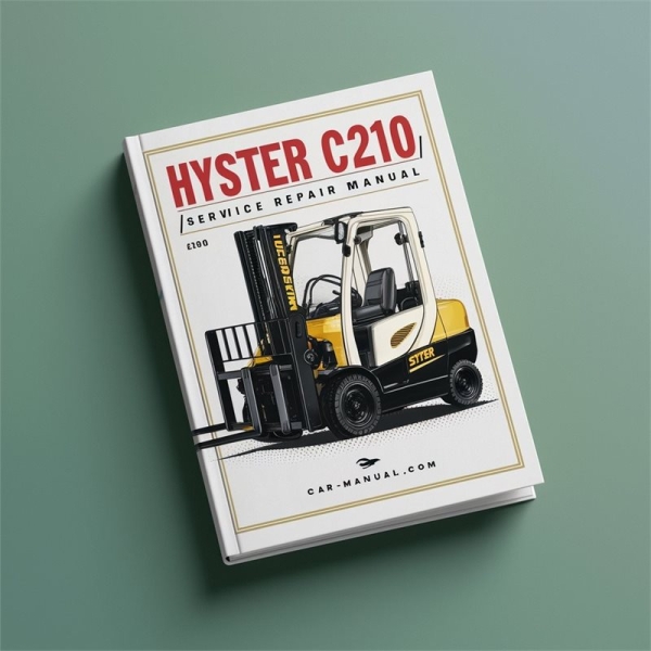 Hyster C210 (N30XMH) Gabelstapler Service- und Reparaturhandbuch