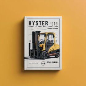 Hyster Gabelstapler Ersatzteilhandbuch F019 (H13.00-16.00XM H10.00-12.000XM-12EC)