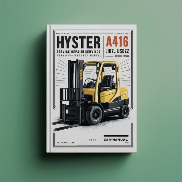 Hyster A416 (J40Z J50Z J60Z) Werkstatt-Handbuch