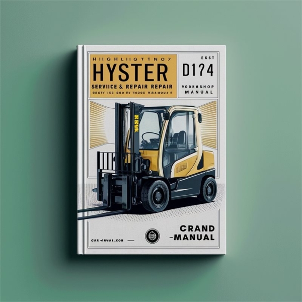 Hyster D174 (R30XMS2) Gabelstapler Service- und Reparaturhandbuch