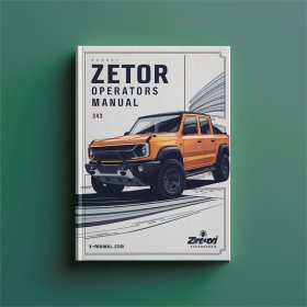 Zetor Operators Manual (sku 343)