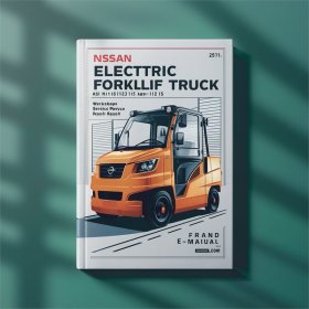 Nissan Elektro-Gabelstapler A1N1L15/18 AS1N1L13/15 G1N1L16/18/20 JAG1N1L16/18/20 Werkstatt-Service-Handbuch