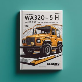 Komatsu WA320-5H SN H50051 and up Operation & Maintenance