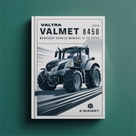Valtra Valmet 8450 Hi Workshop Service Manual for Repair