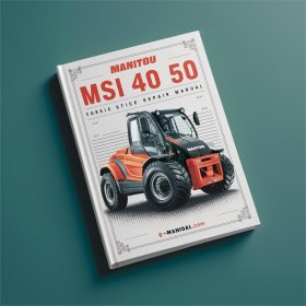 Manitou MSI 40 50 Gabelstapler: Service- und Reparaturhandbuch