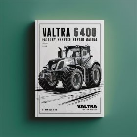Valtra 6400 Traktor Werkstatthandbuch