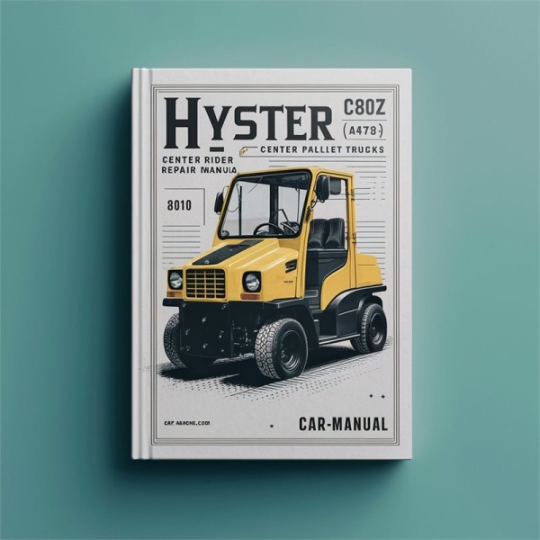 Hyster C80Z (A479) - Wartungs- und Reparaturhandbuch für Mitgänger-Gabelstapler