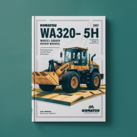 Komatsu WA320-5H Wheel loader Service and Repair Manual