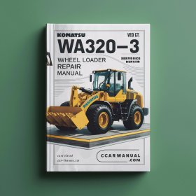 Komatsu WA320-3 Avance wheel loader Service Repair Manual