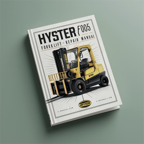 Hyster Gabelstapler F005 (H70XL) Service- und Reparaturhandbuch