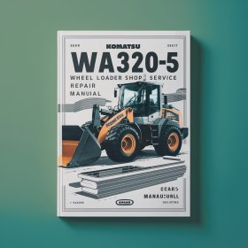 Komatsu WA320-5 WA320L-5 Wheel Loader Service Shop Repair Manual