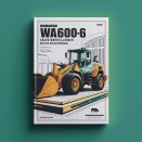 Komatsu WA600-6 Galeo Wheel Loader Service Repair Workshop Manual