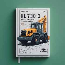 Hyundai HL730-3 Wheel Excavator Workshop Servcie Repair Manual