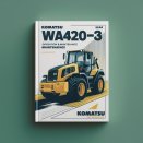 Komatsu WA420-3 Wheeled Excavator Operation & Maintenance Manual