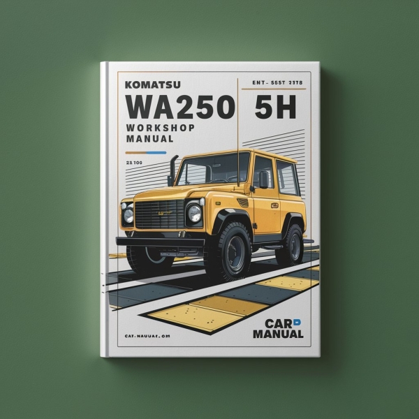 Komatsu WA250 5H WA250PT 5H Workshop Manual