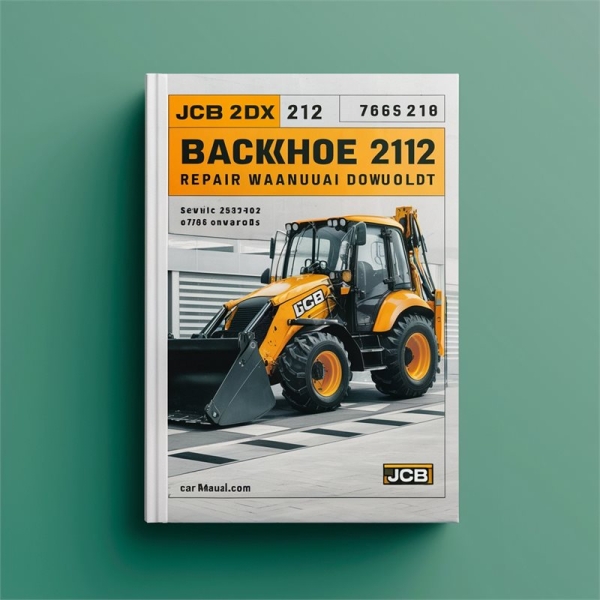 JCB 2CX, 2DX, 210, 212 Baggerlader Service- und Reparaturhandbuch (PDF)