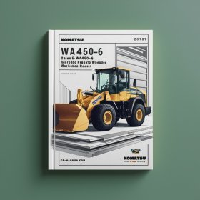 Komatsu WA450-6 WA480-6 Galeo Wheel Loader Service Repair Workshop Manual