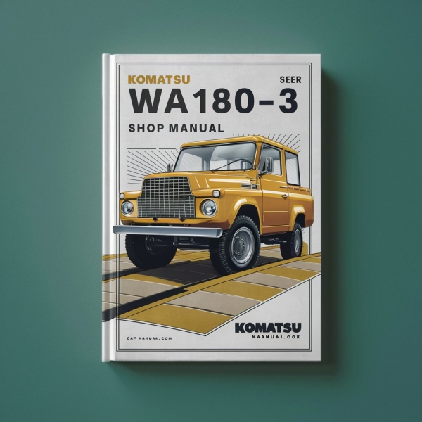 Komatsu WA180-3 shop Manual