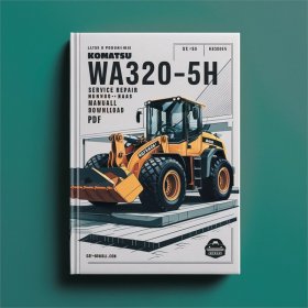 Komatsu WA320-5H Wheel Loader Service Repair Manual (SN: H50051 and up)