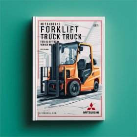 Mitsubishi Gabelstapler FB20K FB25K FB30K FB35K Service- und Reparaturhandbuch