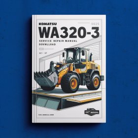 Komatsu WA320-3 Wheel Loader Service Repair Manual (SN: H20051 and up)