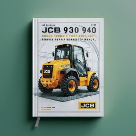 JCB 926/930/940 Geländestapler Wartungs- und Reparaturhandbuch