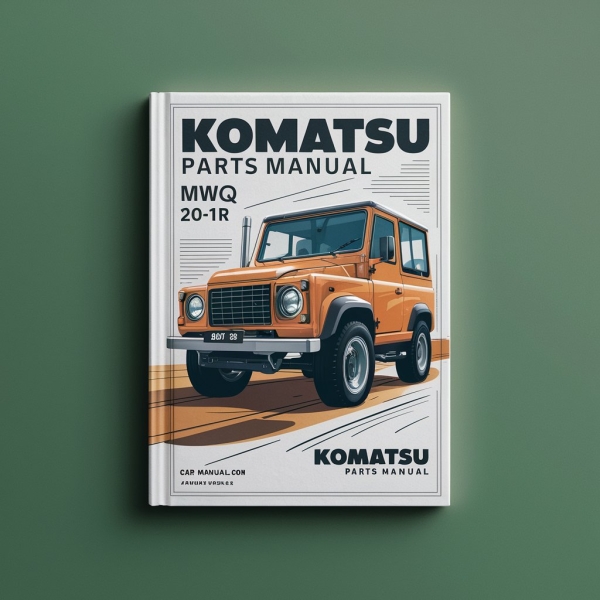 Komatsu Teilebuch MWQ 20-1R / MWQ 20 S-1R