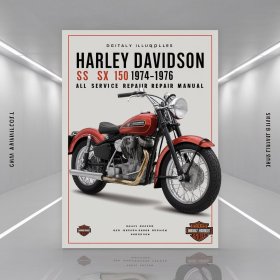 Harley Davidson SS SX 175 250 1974-1976 All Service Repair Manual