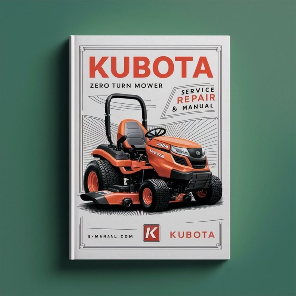 KUBOTA ZD221 Zero-Turn Mäher Service- und Reparaturhandbuch