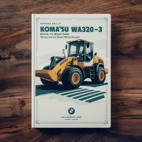 Komatsu WA320-3 WA320-3LE Wheel Loader Factory Service and Repair Workshop Manual