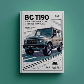 BC T190 Turbo and High Flow G Series Service Repair Manual 6901117