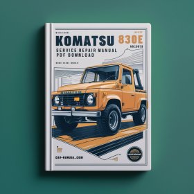 Komatsu 830E-1AC Service Repair Manual A30072-A30078