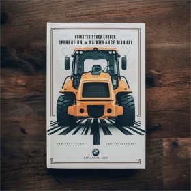 Komatsu Skid Steer Loader SK1020-5 Operation Maintenance Manual PDF Download